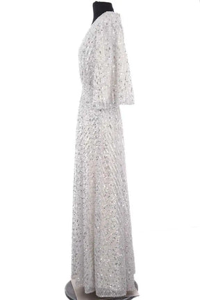 Robe Maje Argent en Synthétique