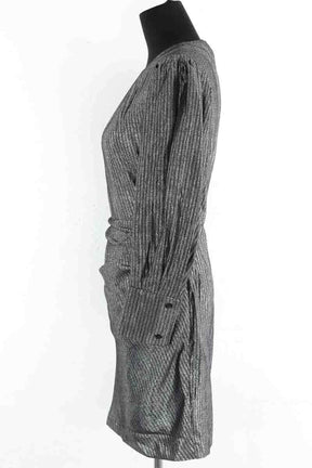 Robe Maje Argent en Synthétique