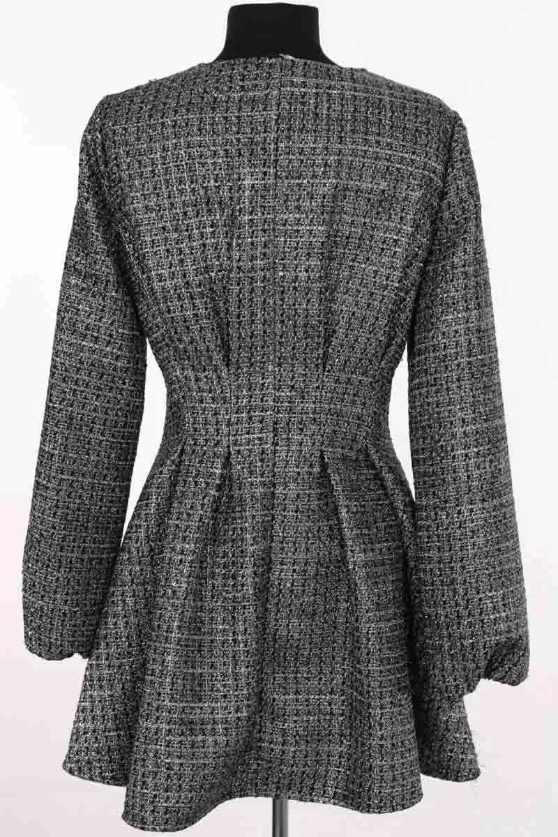 Robe Maje Argent en Synthétique