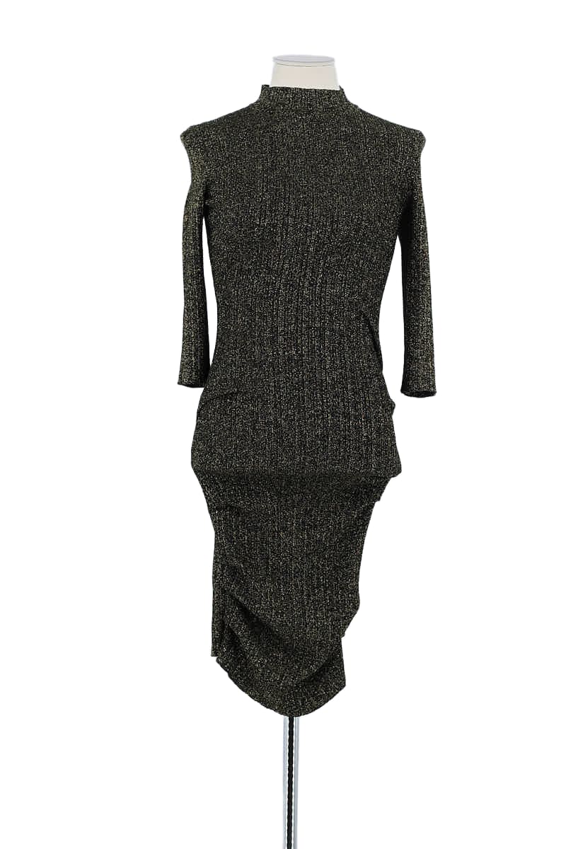 Robe Maje Argent en Viscose, taille S - Seconde Main