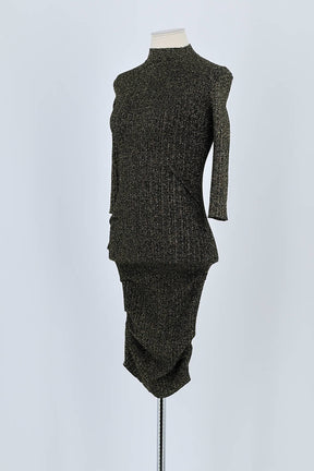 Robe Maje Argent en Viscose