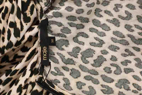 Robe Maje Beige en Synthétique