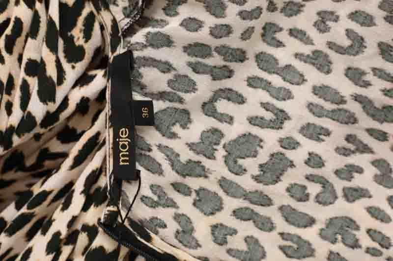 Robe Maje Beige en Synthétique