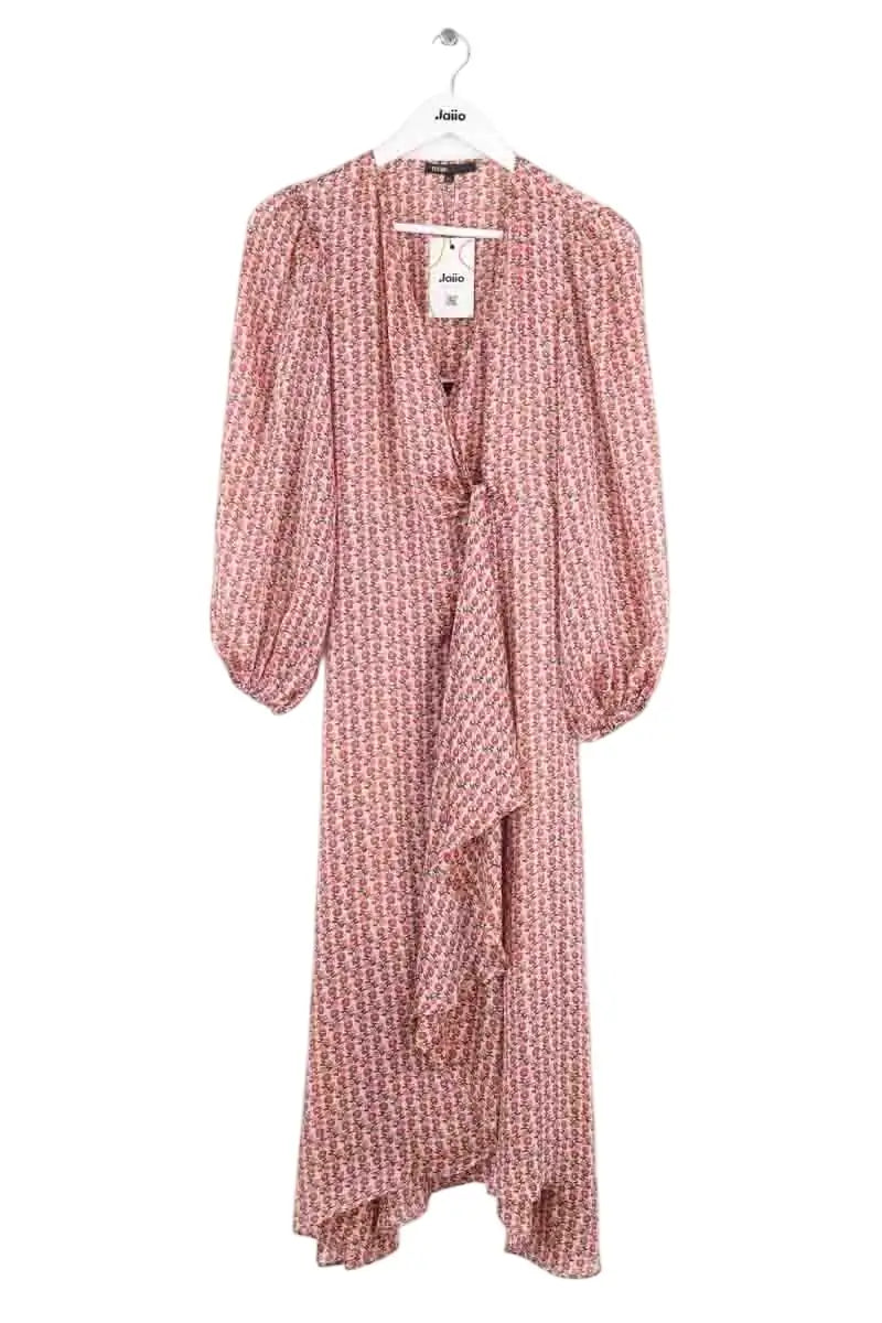 Robe Maje Beige en Synthétique, taille XS - Seconde Main