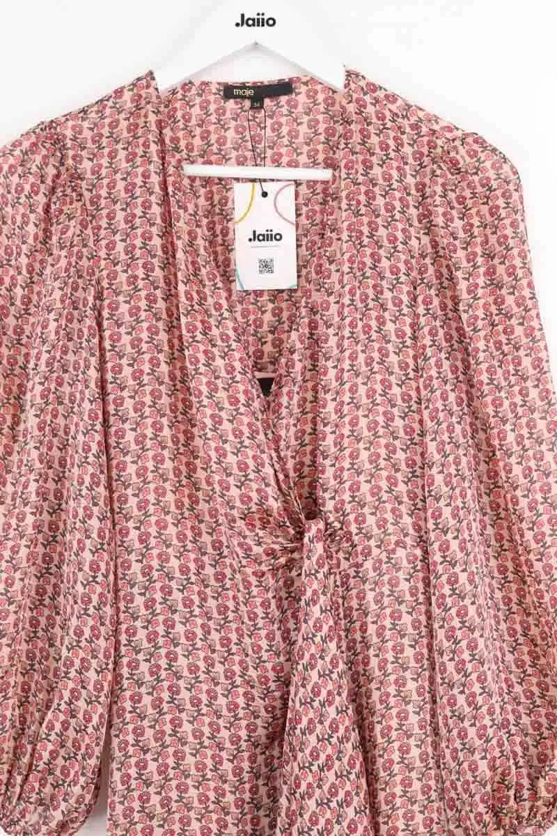 Robe Maje Beige en Synthétique