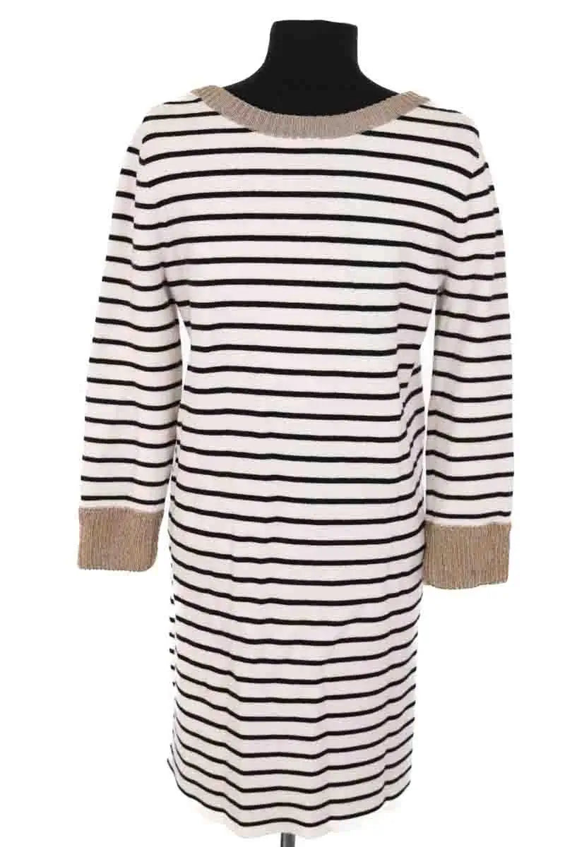 Robe Maje Blanc en Coton