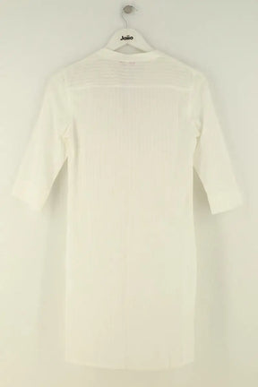 Robe Maje Blanc en Coton