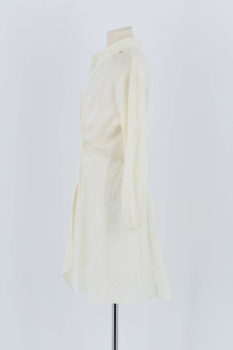 Robe Maje Blanc en Coton