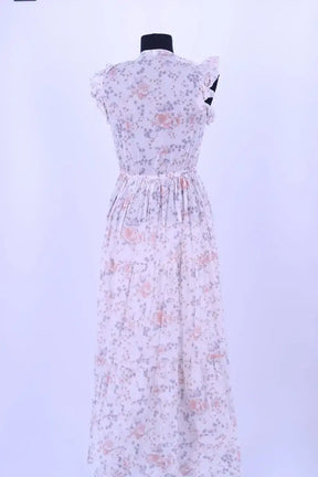 Robe Maje Blanc en Coton