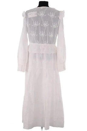 Robe Maje Blanc en Coton