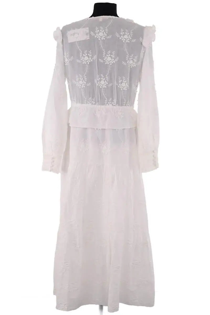 Robe Maje Blanc en Coton