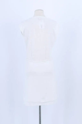 Robe Maje Blanc en Lin