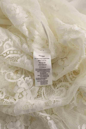Robe Maje Blanc en Synthétique