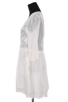 Robe Maje Blanc en Synthétique