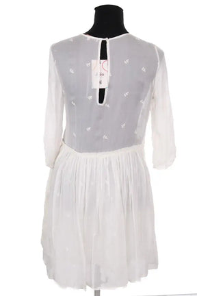 Robe Maje Blanc en Synthétique