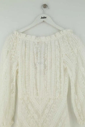 Robe Maje Blanc en Synthétique