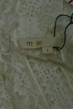Robe Maje Blanc en Synthétique