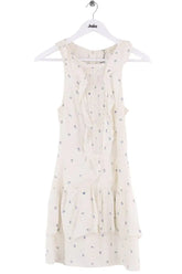 Robe Maje Blanc en Viscose, taille S - Seconde Main