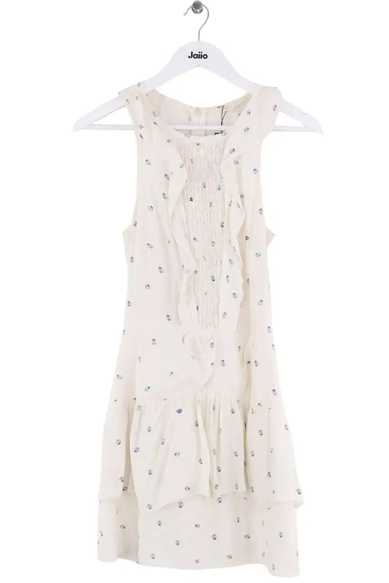 Robe Maje Blanc en Viscose, taille S - Seconde Main