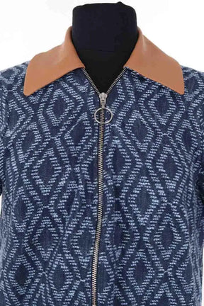 Robe Maje Bleu en Coton