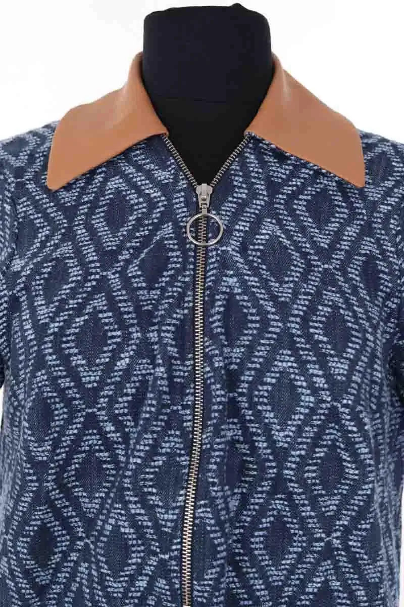 Robe Maje Bleu en Coton