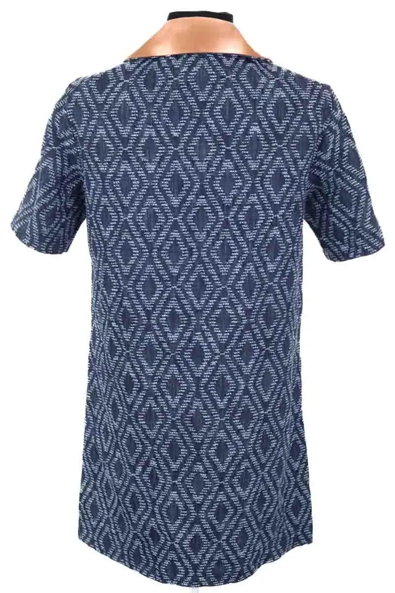 Robe Maje Bleu en Coton