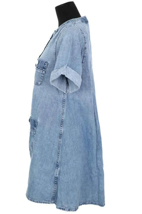 Robe Maje Bleu en Coton