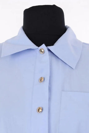 Robe Maje Bleu en Coton