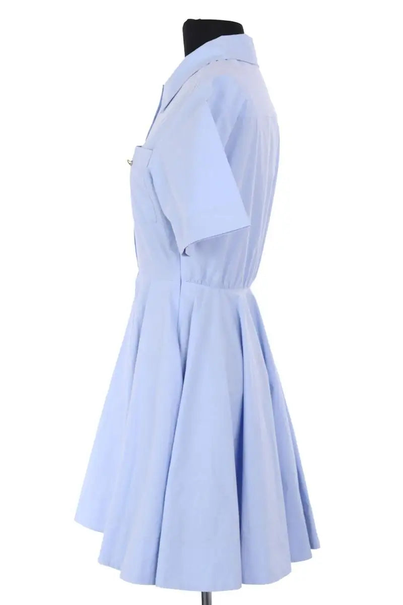 Robe Maje Bleu en Coton