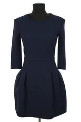 Robe Maje Bleu en Polyester, taille XS - Seconde Main