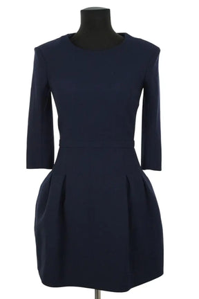 Robe Maje Bleu en Polyester, taille XS - Seconde Main
