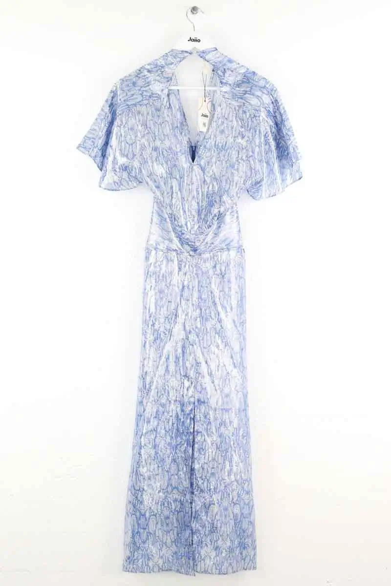Robe Maje Bleu en Soie