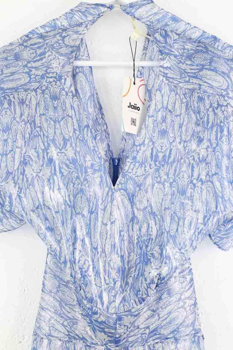 Robe Maje Bleu en Soie
