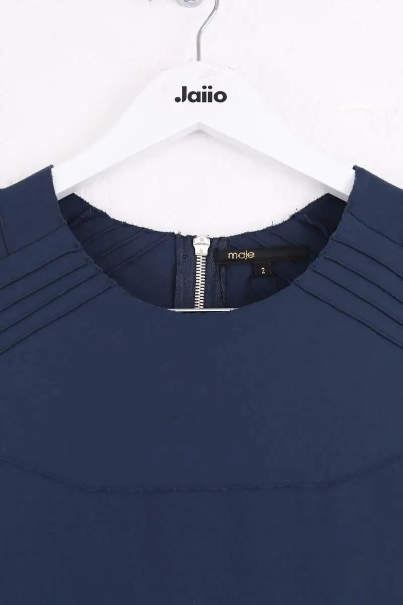 Robe Maje Bleu en Synthétique