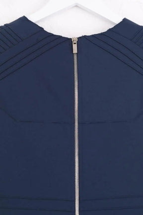 Robe Maje Bleu en Synthétique