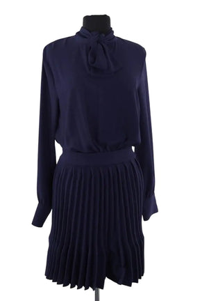 Robe Maje Bleu en Synthétique, taille M - Seconde Main
