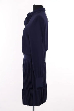 Robe Maje Bleu en Synthétique