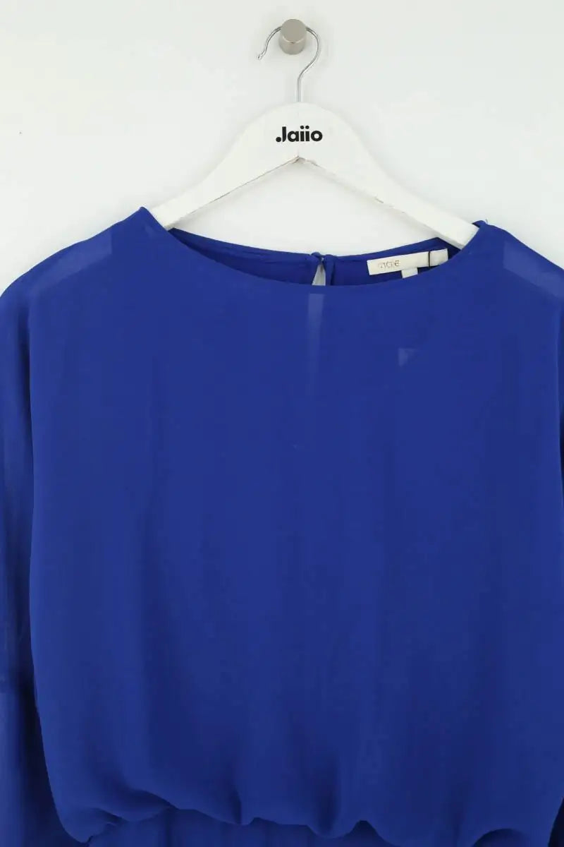 Robe Maje Bleu en Synthétique