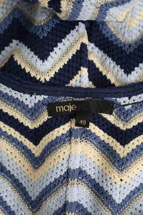 Robe Maje Bleu en Viscose