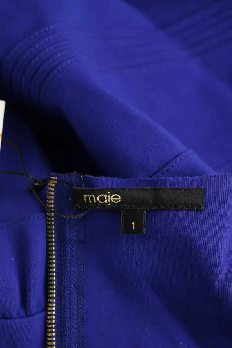 Robe Maje Bleu en Viscose