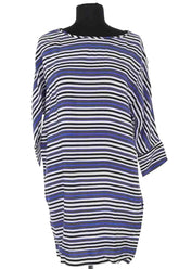 Robe Maje Bleu en Viscose, taille S - Seconde Main