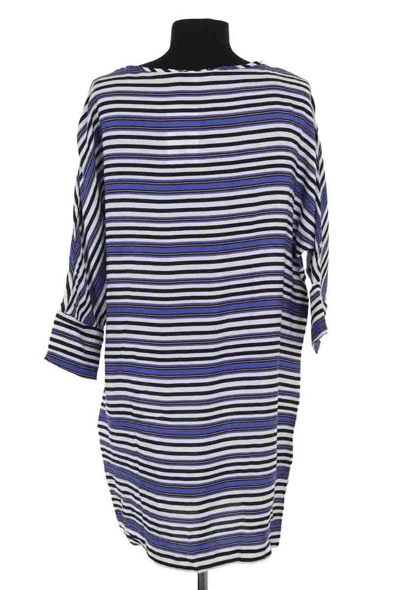 Robe Maje Bleu en Viscose