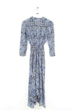 Robe Maje Bleu en Viscose