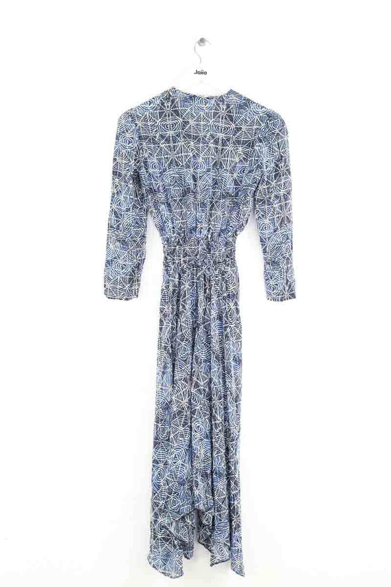 Robe Maje Bleu en Viscose