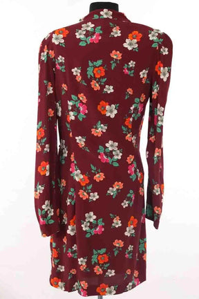 Robe Maje Bordeaux en Viscose