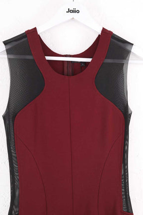 Robe Maje Bordeaux en Viscose