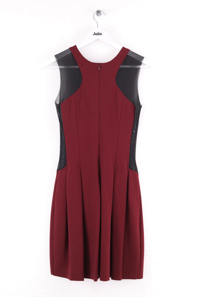 Robe Maje Bordeaux en Viscose