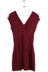 Robe Maje Bordeaux en Viscose, taille S - Seconde Main