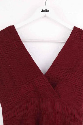 Robe Maje Bordeaux en Viscose