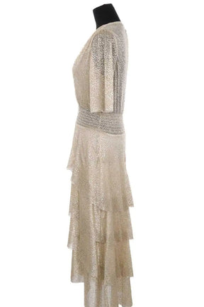 Robe Maje Doré en Synthétique